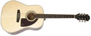 EPIPHONE AJ-220S Solid Top Acoustic Natural акустическая гитара, цвет натуральный, корпус отборный м от музыкального магазина МОРОЗ МЬЮЗИК