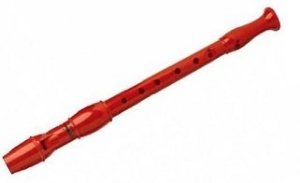GOLDON 41104 Блок-флейта сопрано система барокко, материал – пластик, цвет – красный, шомпол для чис от музыкального магазина МОРОЗ МЬЮЗИК