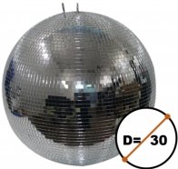 STAGE4 Mirror Ball 30 зеркальный диско-шар D=30см, размер ячеек 10x10мм, стекло (зеркало), цвет серебристый, масса 2 кг от музыкального магазина МОРОЗ МЬЮЗИК
