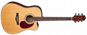 Naranda DG220CEN Электро-Акустическая гитара с вырезом. 41", верхняя дека - ель от музыкального магазина МОРОЗ МЬЮЗИК