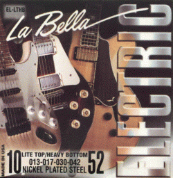La Bella EL-LTHB Light Top Heavy Bottom 10-52 Комплект струн для электро-гитары. от музыкального магазина МОРОЗ МЬЮЗИК