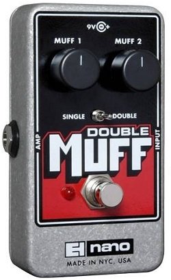 Electro-Harmonix Double Muff (Nano Double Muff) гитарная педаль Classic Dual Muff Overdrive от музыкального магазина МОРОЗ МЬЮЗИК