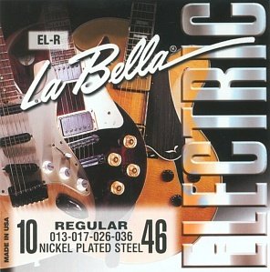 La Bella EL-R Regular 10-46 Комплект струн для электро-гитары. Верхние струны - сталь от музыкального магазина МОРОЗ МЬЮЗИК