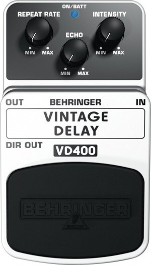 Behringer VD400- Педаль аналоговых эффектов задержки (дилей), стиль "винтаж" от музыкального магазина МОРОЗ МЬЮЗИК