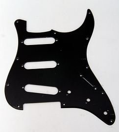 Caraya H-1001D Защитная накладка для электрогитары SSS, однослойная, черная от музыкального магазина МОРОЗ МЬЮЗИК