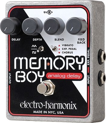 Electro-Harmonix Memory Boy  гитарная педаль Analog Delay/Chorus/Vibrato от музыкального магазина МОРОЗ МЬЮЗИК