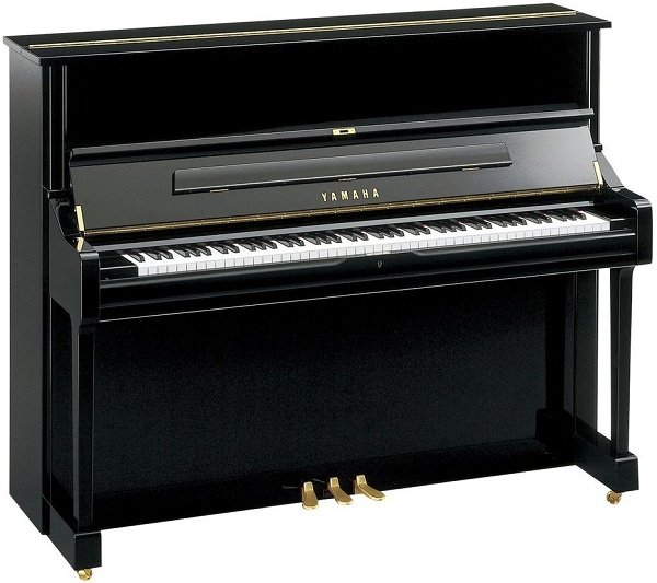 YAMAHA U1J PEC//LZ.WITH BENCH Пианино U1J - 121см., цвет PEC - черный, полированное, с банкеткой от музыкального магазина МОРОЗ МЬЮЗИК