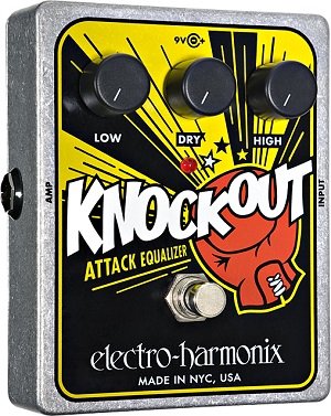 Electro-Harmonix Knockout  гитарная педаль Attack Equalizer от музыкального магазина МОРОЗ МЬЮЗИК