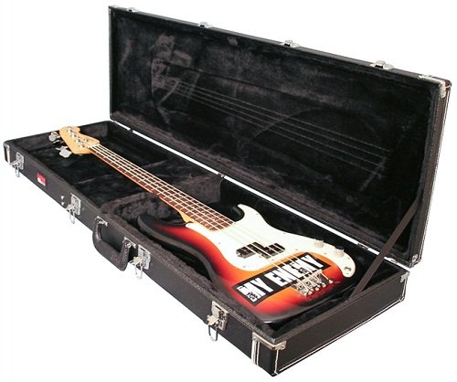 GATOR GW-BASS - деревянный кейс для бас-гитары, класс "делюкс", вес 4,94кг от музыкального магазина МОРОЗ МЬЮЗИК