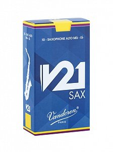 Vandoren SR8125 V21 Трости для саксофона альт, размер 2.5, 10шт от музыкального магазина МОРОЗ МЬЮЗИК