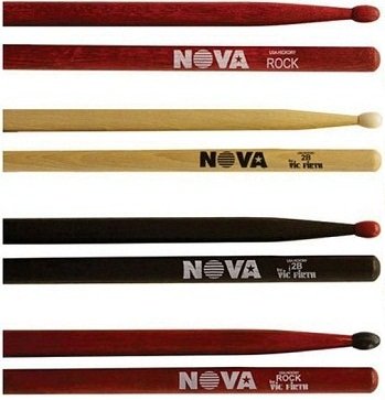 Vic Firth N5AN барабанные палочки, тип 5A с нейлоновым наконечником, материал орех, длина 16", диаметр 0.565", серия NOVA от музыкального магазина МОРОЗ МЬЮЗИК