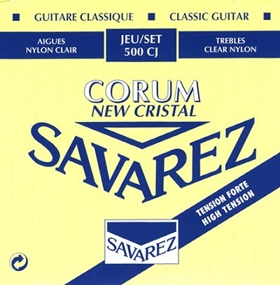 SAVAREZ 500CJ NEW CRISTAL CORUM cтруны для классических гитар, сильного натяжен, посеребренные от музыкального магазина МОРОЗ МЬЮЗИК
