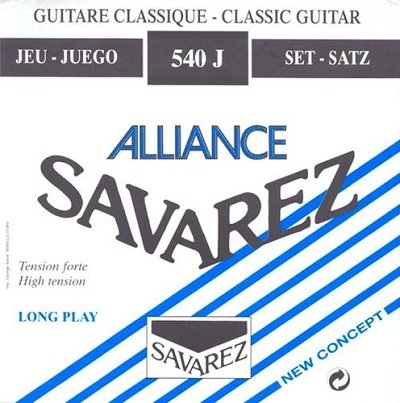 SAVAREZ 540J ALLIANCE HT CLASSIC струны для классических гитар, сильное натяжение, карбон + серебро (Alliance KF trebles) от музыкального магазина МОРОЗ МЬЮЗИК
