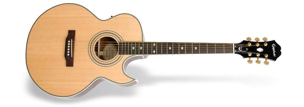 EPIPHONE PR-5E NATURAL GOLD HDWE (w/ Shadow Preamp) электроакустическая гитара, цвет натуральный, ко от музыкального магазина МОРОЗ МЬЮЗИК