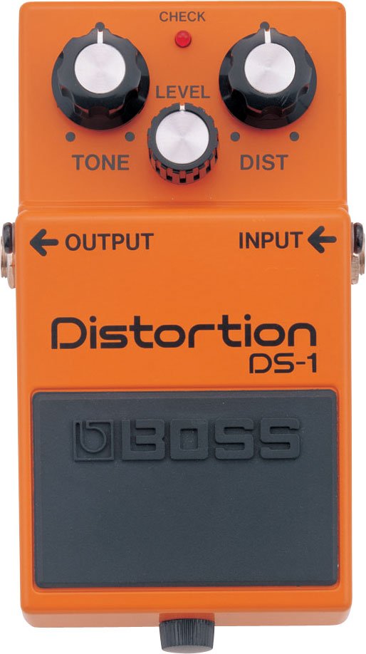 BOSS DS-1 легендарная дисторшн-педаль для гитаристов, чья первая редакция дебютировала в 1978 году: именно такую модель использовал Курт Кобейн от музыкального магазина МОРОЗ МЬЮЗИК