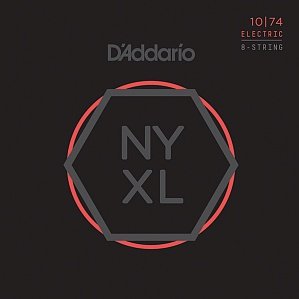 D'Addario NYXL1074 комплект струн для 8-струнной электрогитары, никелированные, LTop/HBottom, 10-74 от музыкального магазина МОРОЗ МЬЮЗИК
