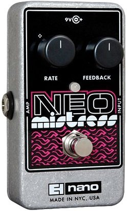Electro-Harmonix Nano Neo Mistress  гитарный эффект flanger серия nano от музыкального магазина МОРОЗ МЬЮЗИК