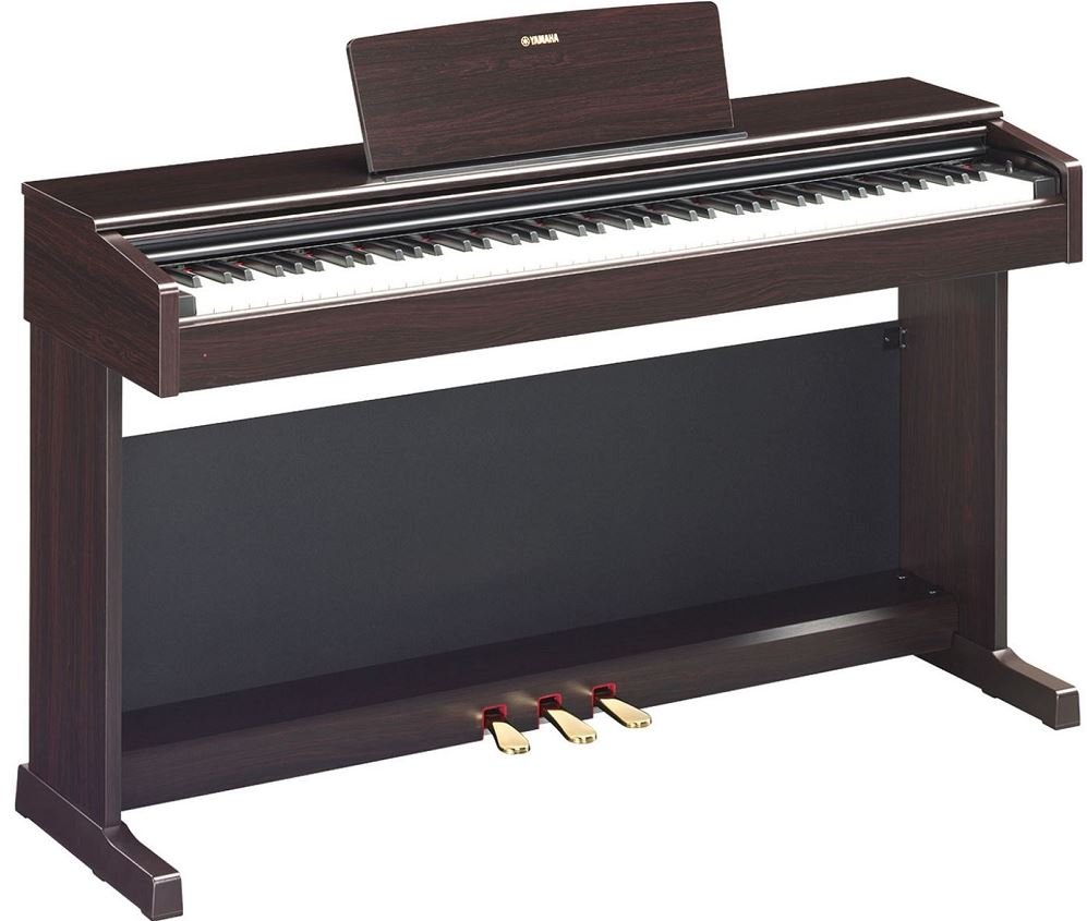 YAMAHA YDP-144R электропиано клавинова 88 клавиш GHS, 10 тембров, 192 полифония, 3 педали, крышка клавиатуры, цвет палисандр от музыкального магазина МОРОЗ МЬЮЗИК