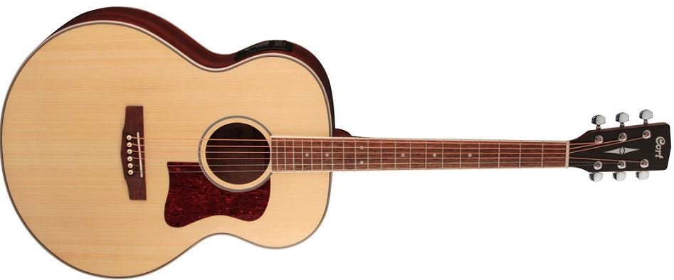 CORT CJ-MEDX-NAT CJ Series электро-акустическая гитара, цвет натуральный от музыкального магазина МОРОЗ МЬЮЗИК
