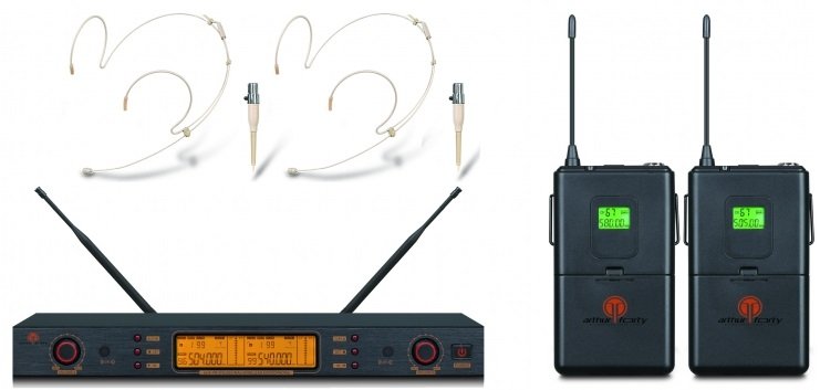 Arthur Forty U-9300B Двухканальная радиосистема с двумя оголовьями, UHF, 200 каналов от музыкального магазина МОРОЗ МЬЮЗИК