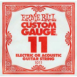 Ernie Ball 1011 струна для электро и акустической гитары .011, без навивки от музыкального магазина МОРОЗ МЬЮЗИК