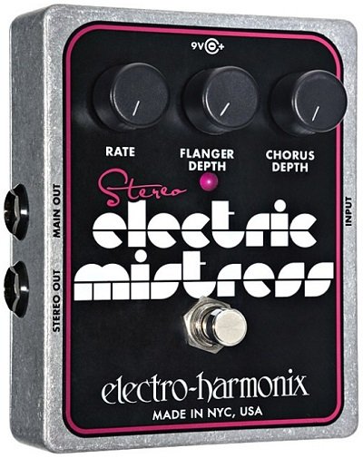 Electro-Harmonix Stereo Electric Mistress  гитарная педаль Flanger+Chorus от музыкального магазина МОРОЗ МЬЮЗИК