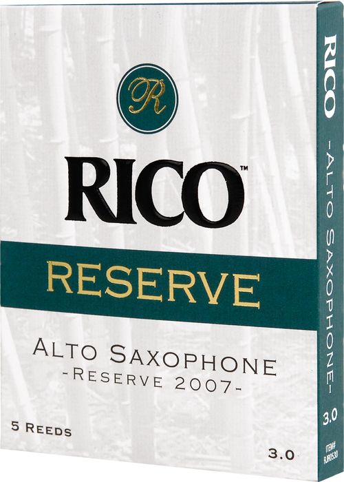 Rico RESERVE (3+) трости для альт саксофона (10 шт. в пачке) от музыкального магазина МОРОЗ МЬЮЗИК