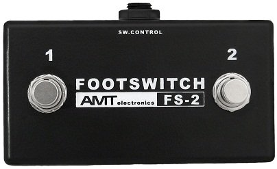 AMT Electronics FS-2 футсвитч для комбо гитарных усилителей и предусилителей от музыкального магазина МОРОЗ МЬЮЗИК