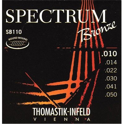 Thomastik SB110 Spectrum Bronze Комплект струн для акустической гитары, сталь/бронза, 010-050 от музыкального магазина МОРОЗ МЬЮЗИК