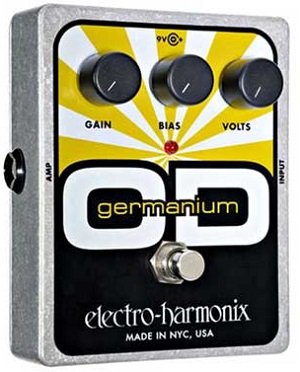 Electro-Harmonix Germanium OD  гитарная педаль Classic 60`s Overdrive от музыкального магазина МОРОЗ МЬЮЗИК