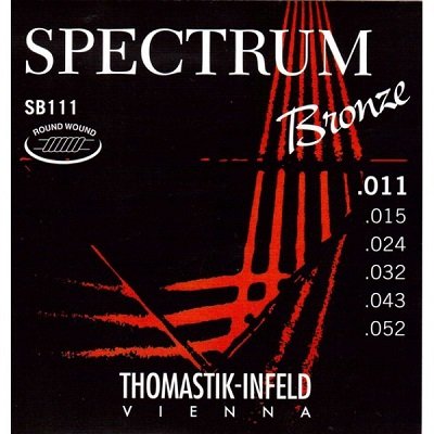 Thomastik SB111 Spectrum Bronze Комплект струн для акустической гитары, сталь/бронза, 011-052 от музыкального магазина МОРОЗ МЬЮЗИК