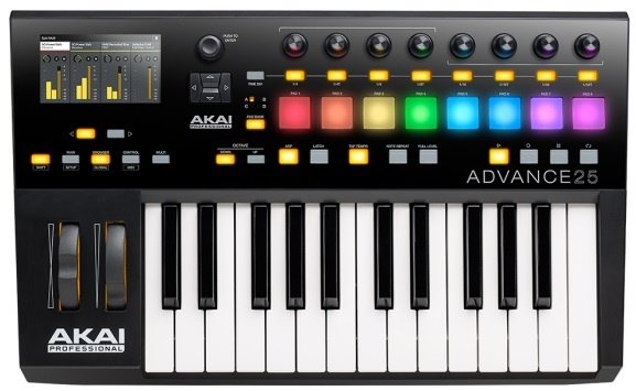 Akai ADVANCE 25 Advanced DAW Controller MIDI-клавиатура, 25 клавиш с послекасанием от музыкального магазина МОРОЗ МЬЮЗИК