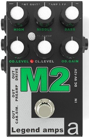 AMT Electronics M-2 Legend Amps 2, Двухканальный гитарный предусилитель M2 (JM-800) от музыкального магазина МОРОЗ МЬЮЗИК