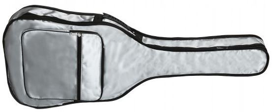 MARTIN ROMAS ГА-3 Чехол для акустической (12-ти струнной) гитары цвет СЕРЫЙ, утепленный 15 мм., с 2-мя ремнями, с ручкой, один большой карман от музыкального магазина МОРОЗ МЬЮЗИК