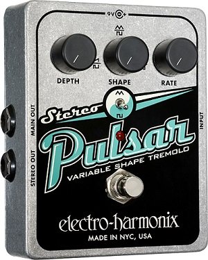Electro-Harmonix Stereo Pulsar  гитарная педаль Tremolo от музыкального магазина МОРОЗ МЬЮЗИК