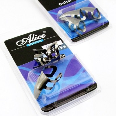 Alice AP-3MS Упаковка стальных медиаторов на палец 3шт - комплект от музыкального магазина МОРОЗ МЬЮЗИК