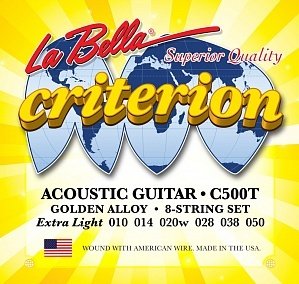 La Bella C500T Criterion Extra Light Комплект струн для акустической гитары, бронза, 10-50 от музыкального магазина МОРОЗ МЬЮЗИК