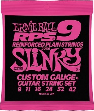 Ernie Ball 2239 струны для электрогитары (9-11-16-24w-32-42), никелированная навивка, усиленные от музыкального магазина МОРОЗ МЬЮЗИК