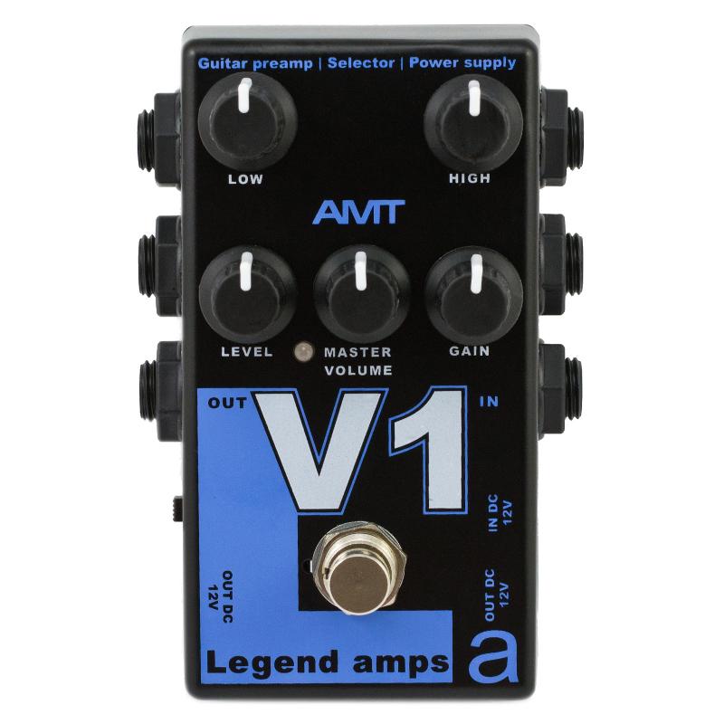 AMT Electronics V-1 Legend Amps, Гитарный предусилитель V1 (VOX AC30) от музыкального магазина МОРОЗ МЬЮЗИК