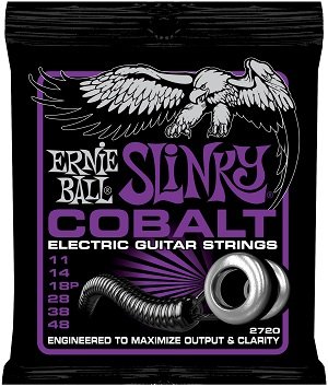 Ernie Ball 2720 струны для электрогитары (11-14-18p-28-38-48), навивка никель/кобальт от музыкального магазина МОРОЗ МЬЮЗИК