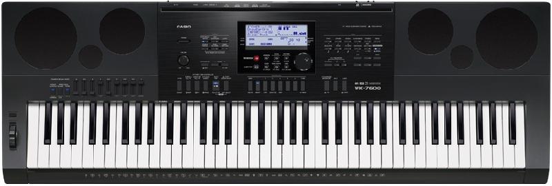 CASIO WK-7600 Синтезатор, 76 клавиш стандартного размера, 64 полифония, 820 звуков, 260 стилей от музыкального магазина МОРОЗ МЬЮЗИК