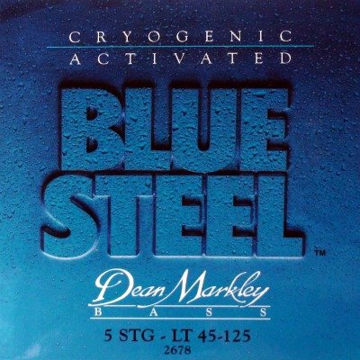DeanMarkley 2678 Blue Steel Bass LT-5  - Струны для 5-стр. бас-гитары 045-125 от музыкального магазина МОРОЗ МЬЮЗИК