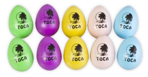 TOCA T2106 COLORED EGG шейкер (яйцо) (в упаковке 10 шт.) от музыкального магазина МОРОЗ МЬЮЗИК