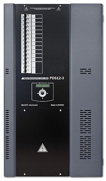 IMLIGHT PDS 12-3 (V) шкаф управления нерегулируемыми цепями 12 кан. по 16А (автоматы EATON, контактор), вводной автомат, дроссели, DMX-512 от музыкального магазина МОРОЗ МЬЮЗИК