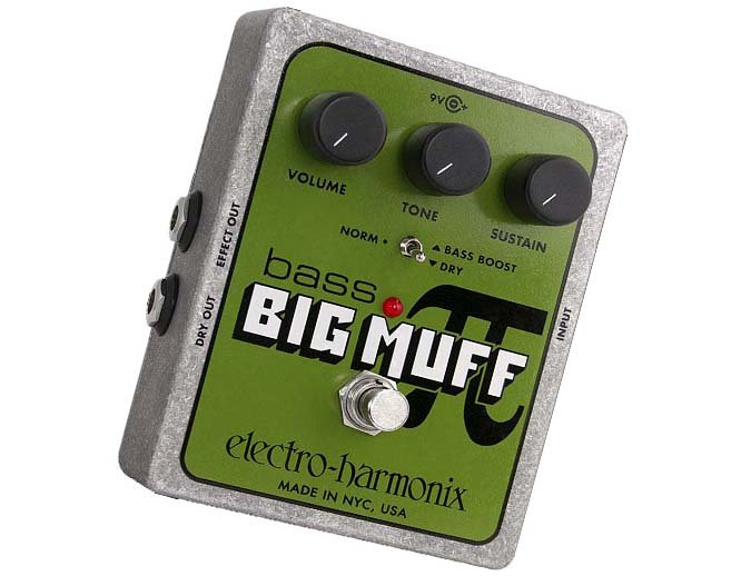 Electro-Harmonix Bass Big Muff Pi  педаль для бас гитары Boost от музыкального магазина МОРОЗ МЬЮЗИК