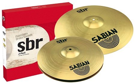 SABIAN SBR First Pack (13'' Hi-hats, 16'' Crash) комплект тарелок от музыкального магазина МОРОЗ МЬЮЗИК