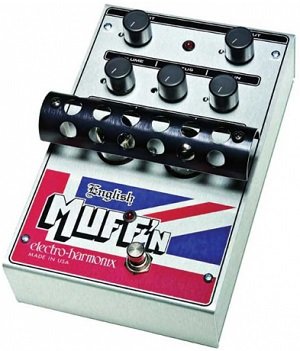 Electro-Harmonix English Muff'n  ламповая гитарная педаль Vintage British Vacuum Tube Pre-Amp от музыкального магазина МОРОЗ МЬЮЗИК