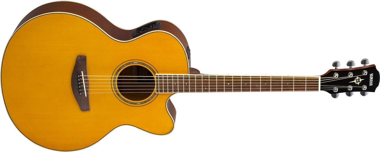 YAMAHA CPX600VT акустическая гитара Медиум Джамбо с вырезом, звукосниматель System 65 + пьезодатчик SRT Piezo Pickup, цвет Vintage Tint от музыкального магазина МОРОЗ МЬЮЗИК