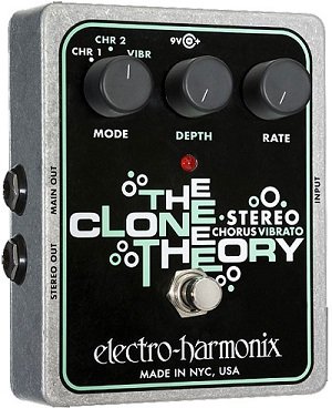 Electro-Harmonix Stereo Clone Theory  гитарная педаль Stereo Chorus/Vibrato от музыкального магазина МОРОЗ МЬЮЗИК