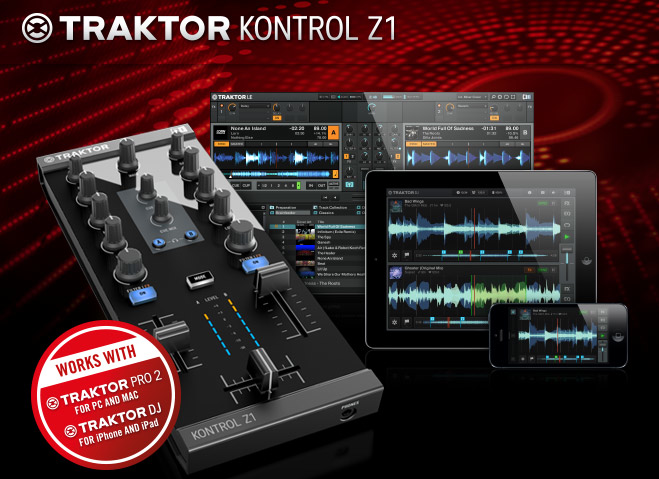 TRAKTOR KONTROL Z1 - самый маленький DJ- микшер